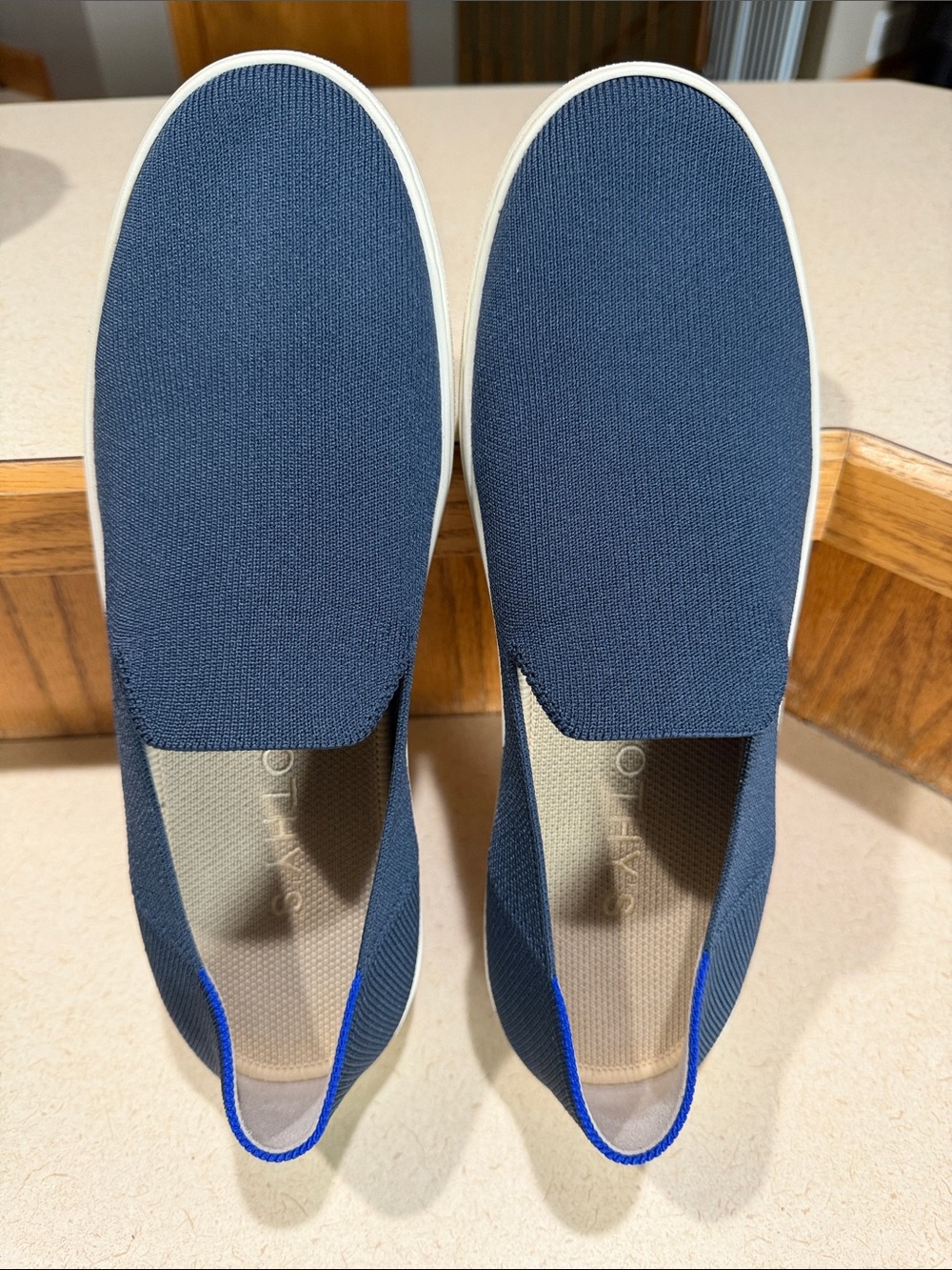 Rothy's Navy Slip-On Sneakers